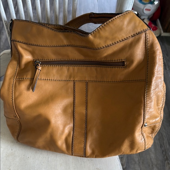 Tignanello Tan Leather Women's Bag - Picture 2 of 11